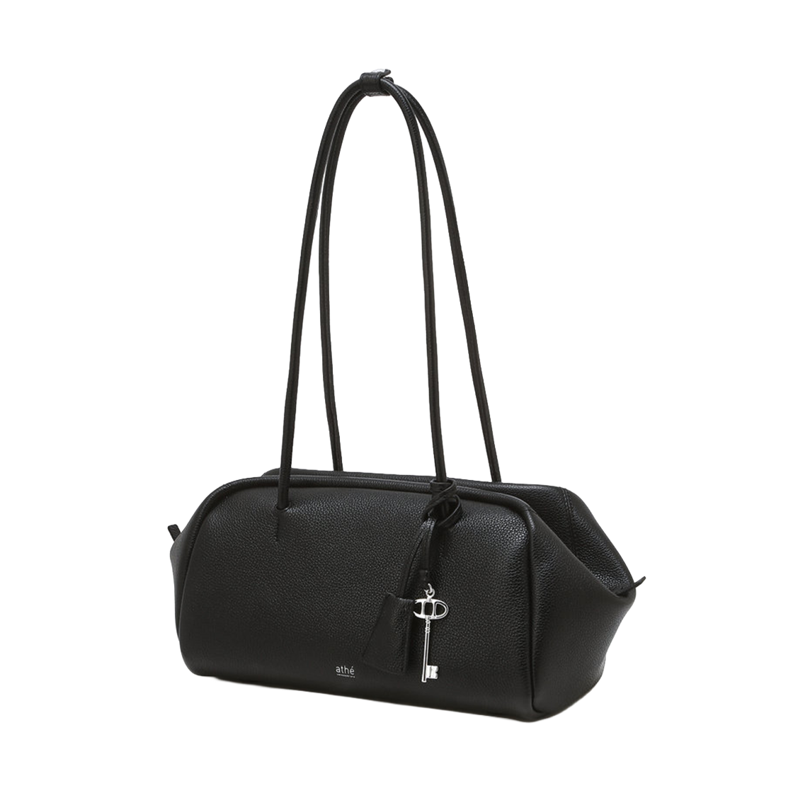 아떼 바네사브루노 액세사리 블랙 레더 발롱 숄더백 블랙(Athe Vanessabruno Acc Ballon Black Leather Ballon Shoulder Bag Black)