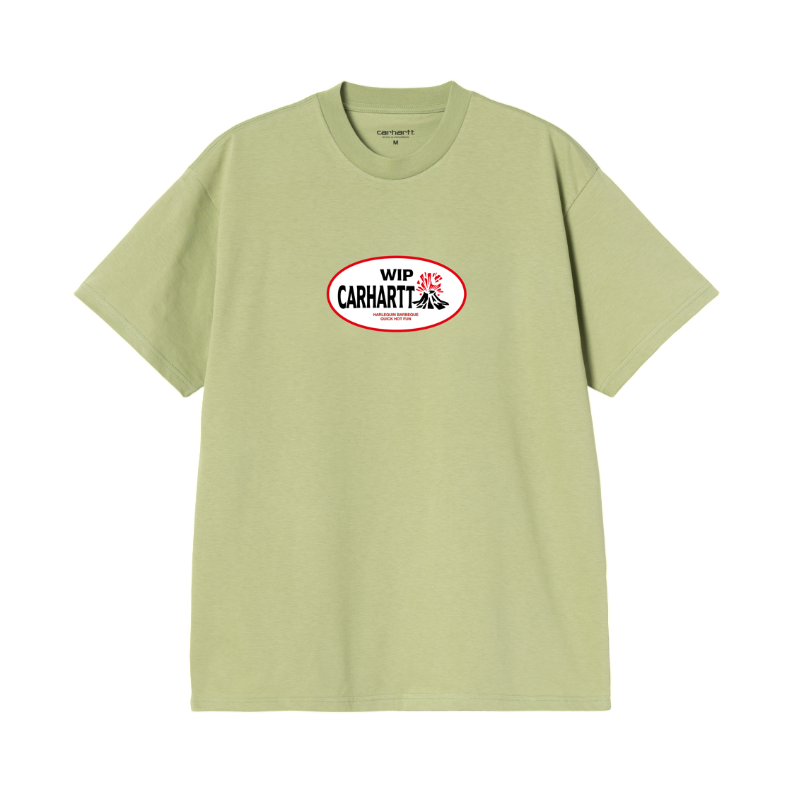 I036245-3IE-XX Carhartt WIP S/S Harlequin BBQ T-Shirt Gentle Green