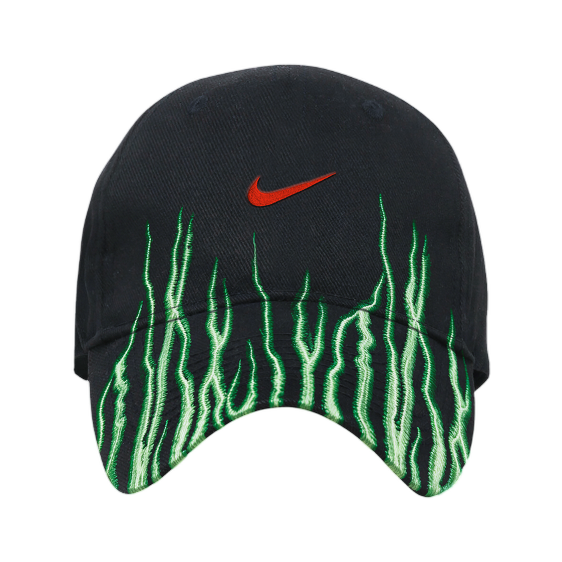 트래비스 스캇 캑터스 잭 x 나이키 티렉스 스우시 햇 블랙(Travis Scott Cactus Jack x Nike T-Rexx Swoosh Hat Black)