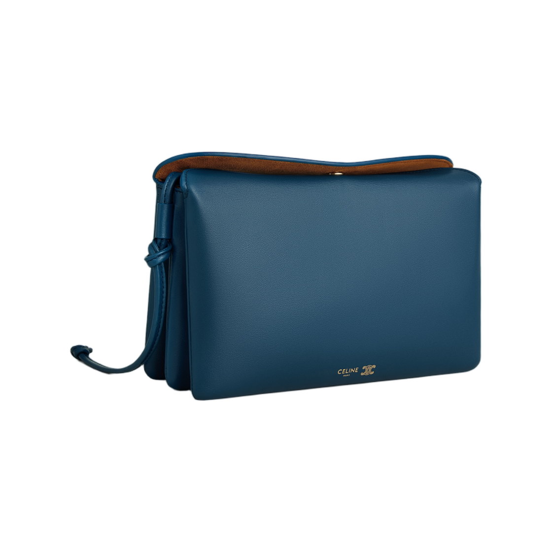 셀린느 트리오 플랩 스무스 램스킨 틸 블루(Celine Trio Flap in Smooth Lambskin Teal Blue) - 2