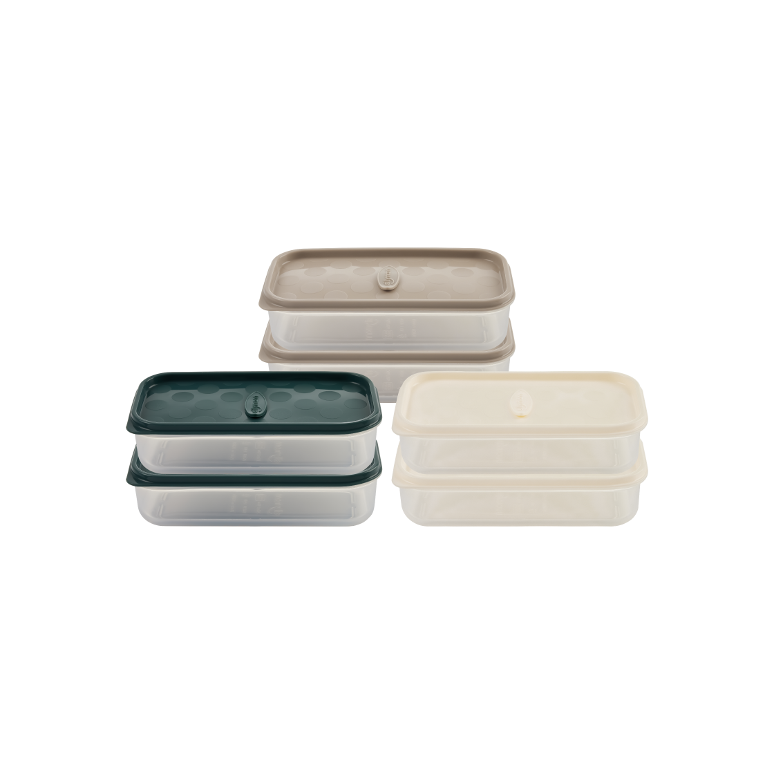 실리만 하모니 냉동용기 직사각 270ml (2P)(SILLYMANN Harmony Freezer Container Rectangular Type 270ml (2P)) - 1