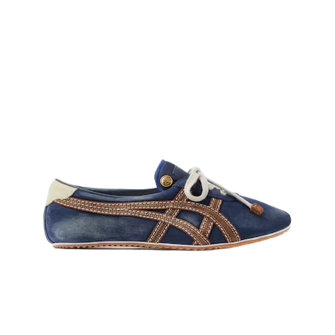 - Onitsuka Tiger x Versace Tai-Chi Sakura Suede Trainer Blue