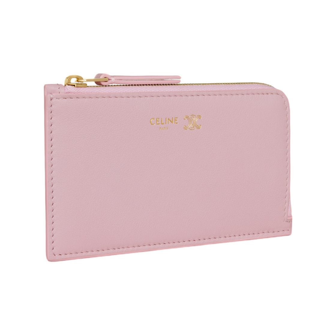 셀린느 롱 지퍼 카드 홀더 서플 그레인드 카프스킨 더티 핑크 시라(Celine Long Zipped Card Holder in Supple Grained Calfskin Dirty Pink Syrah) - 2