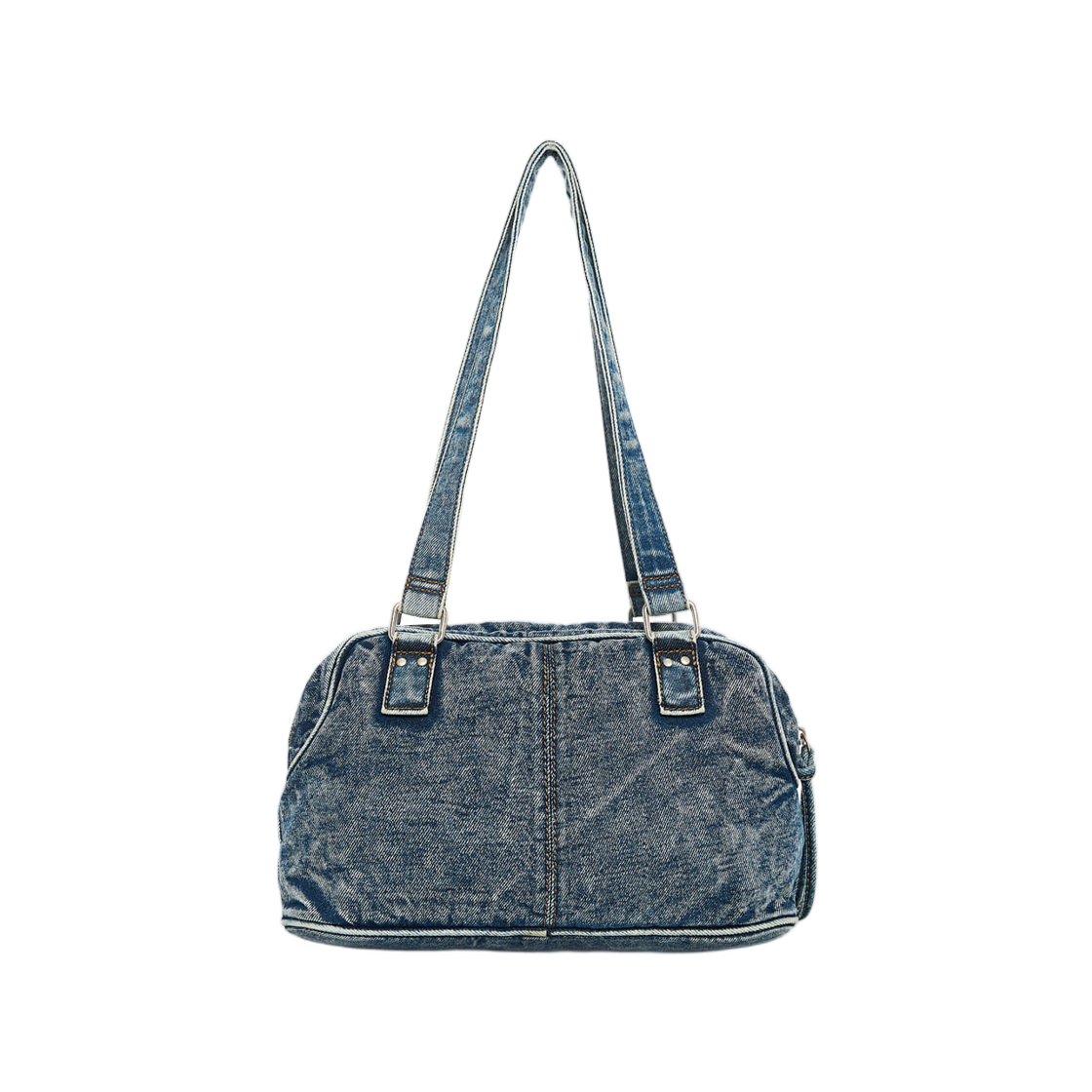 마뗑킴 더스트 데님 원 포켓 숄더백 블루(Matin Kim Dust Denim One Pocket Shoulder Bag In Blue) - 2
