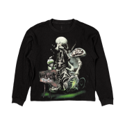 Travis Scott Cactus Jack x Spongebob Rock Bottom Thermal Longsleeve Black