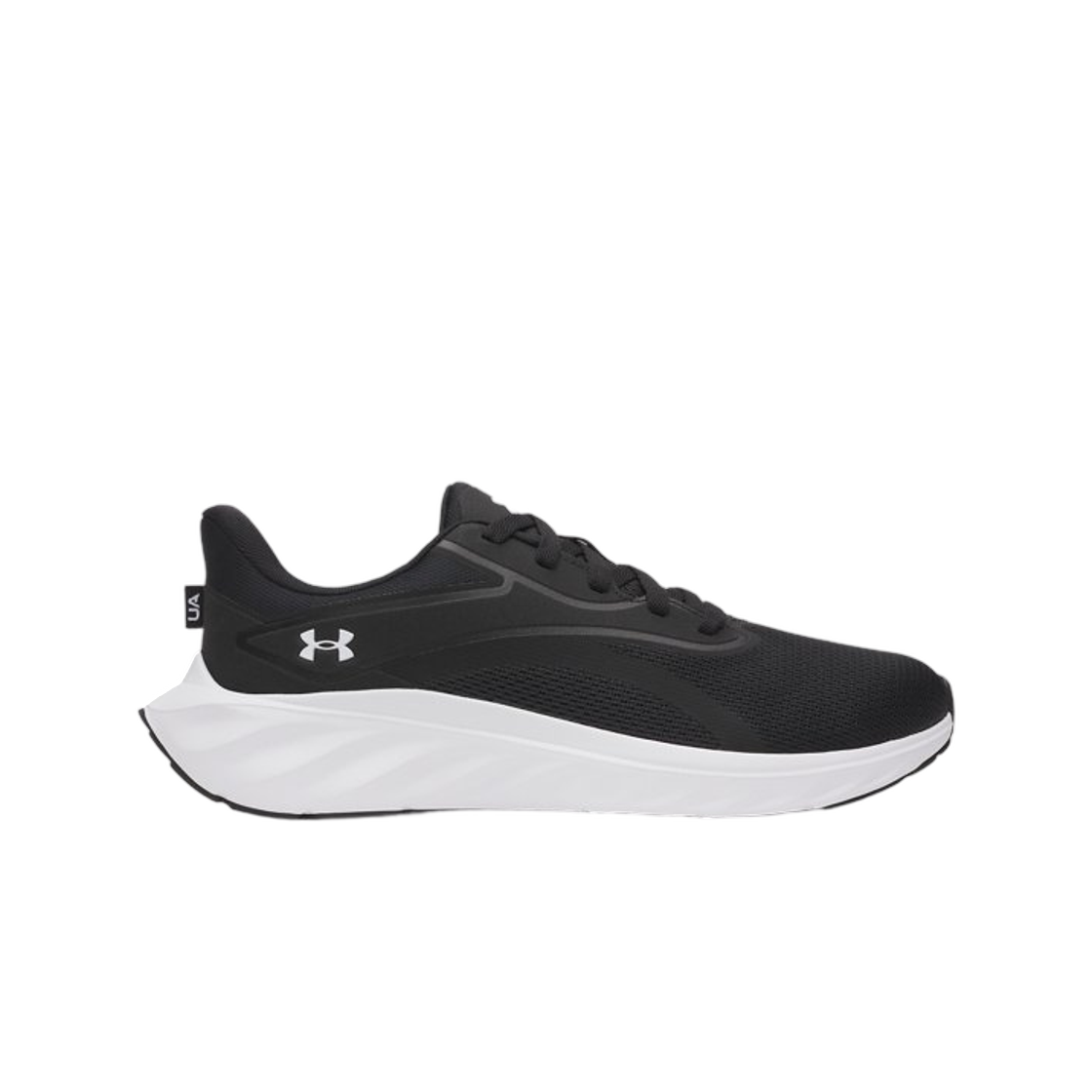 언더아머 UA 차지드 어센드 러닝 슈즈 블랙 화이트(Under Armour UA Charged Ascend Running Shoes Black White)