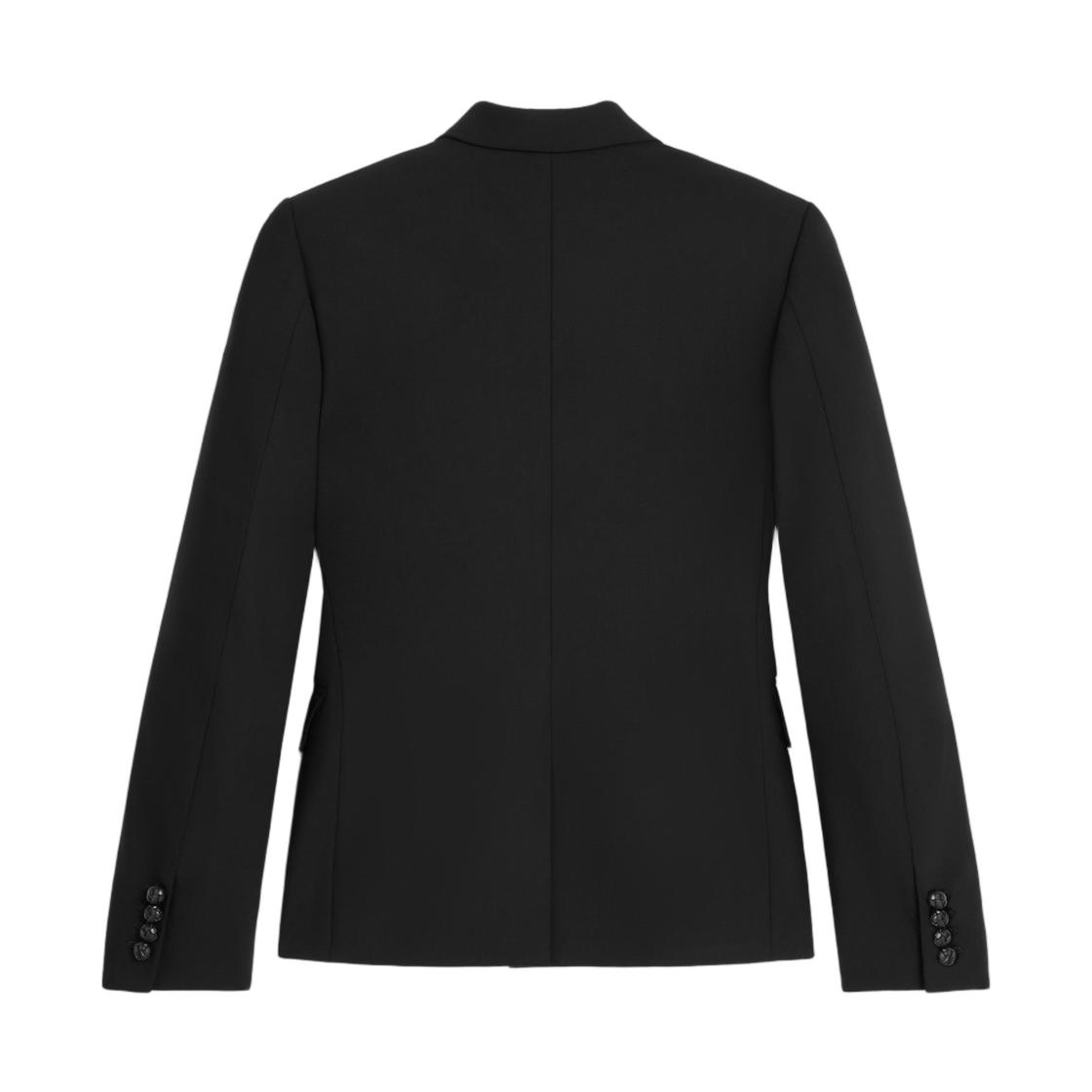 (W) 셀린느 카발리에레 자켓 스트레치 울 개버딘 블랙((W) Celine Cavaliere Jacket in Stretch Wool Gabardine Black) - 2
