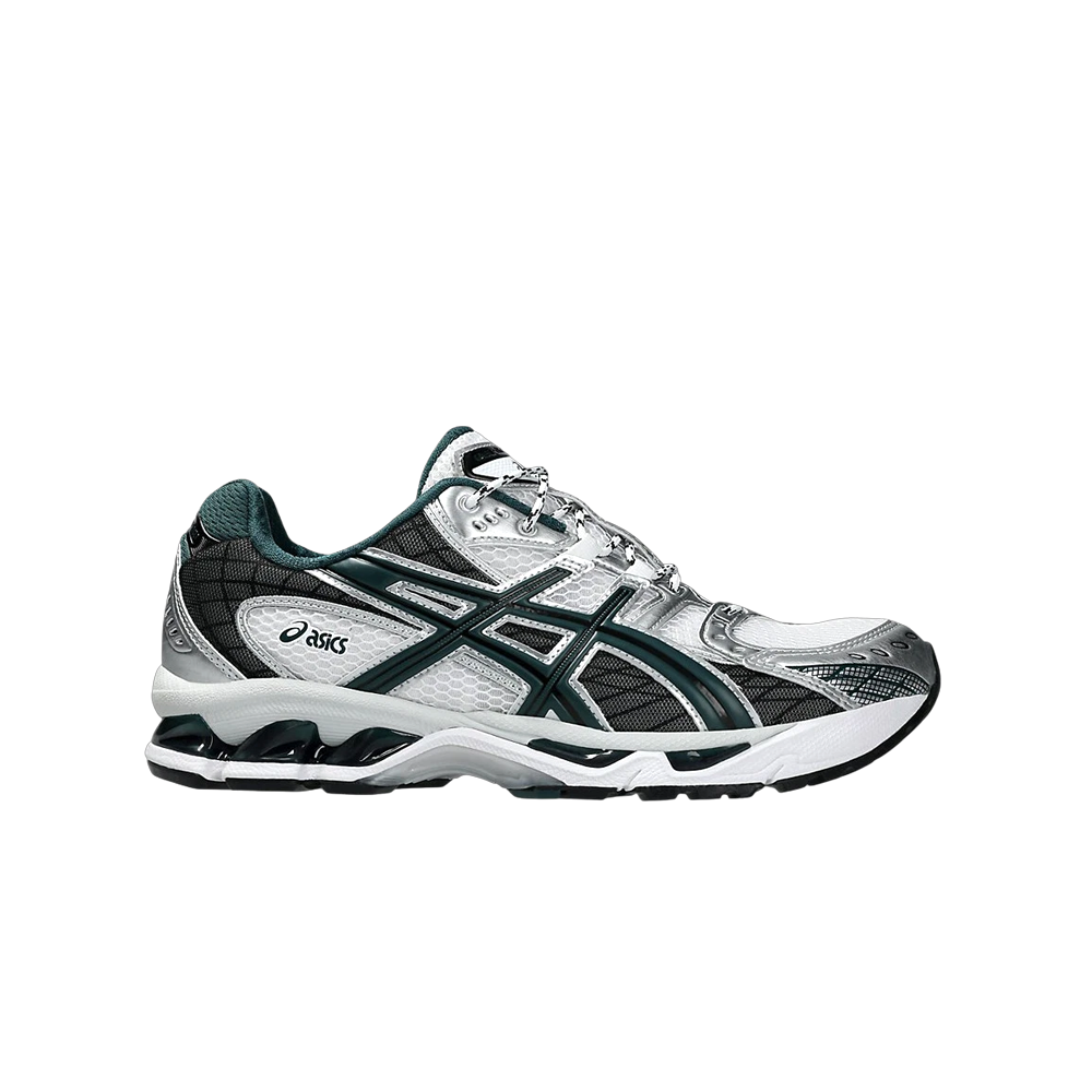 1203A543-103 [12% 쿠폰] Asics Gel-Nimbus 10.1 White Saxon Green
