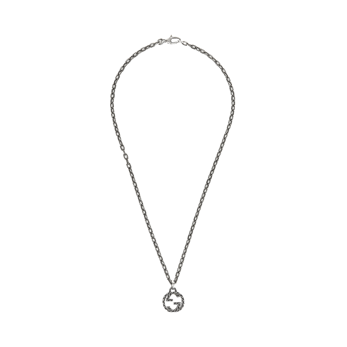 구찌 인터로킹 G 펜던트 네클리스 실버(Gucci Interlocking G Pendant Necklace Silver)