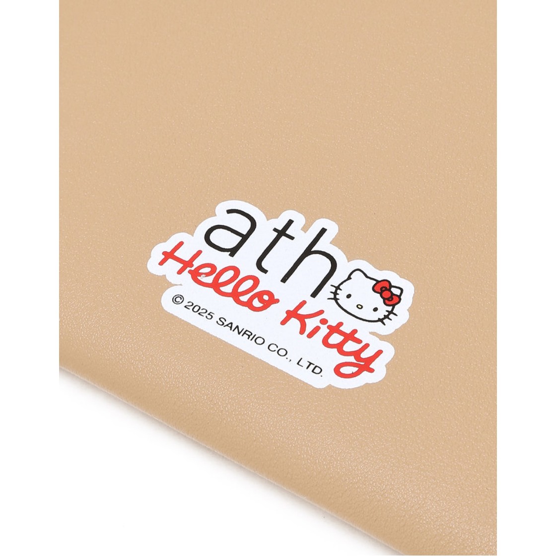 아떼 바네사브루노 액세사리 [Hello Kitty x athe] 베이지 헬로키티 11인치 태블릿 파우치 브라운(Athe Vanessabruno Acc [Hello Kitty X Athe] Beige Hello Kitty 11-Inch Tablet Pouch Normal Brown) - 4