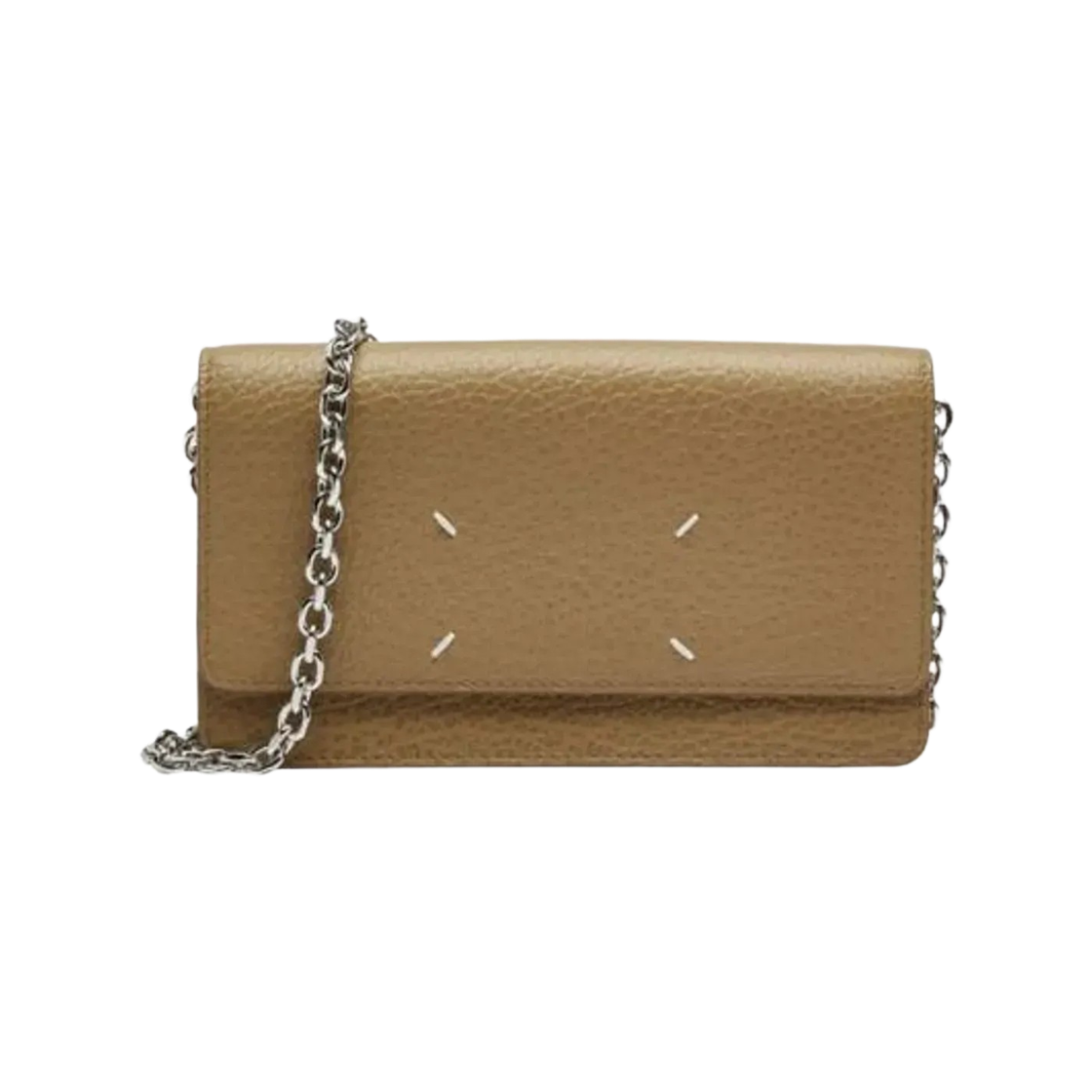 SA3UI0008P4455T2019 Maison Margiela Four Stitches Chain Wallet Beige