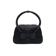 Shushu/Tong Women Bow Ring Handle Bag Dark Brown - 26SS