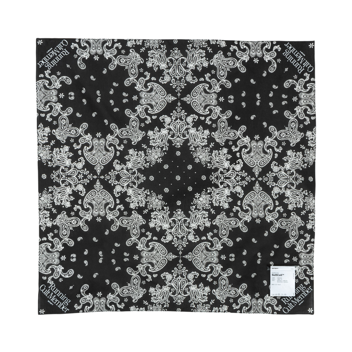 새티스파이 소프트셀 반다나 블랙(Satisfy Softcell Bandana Black) - 2