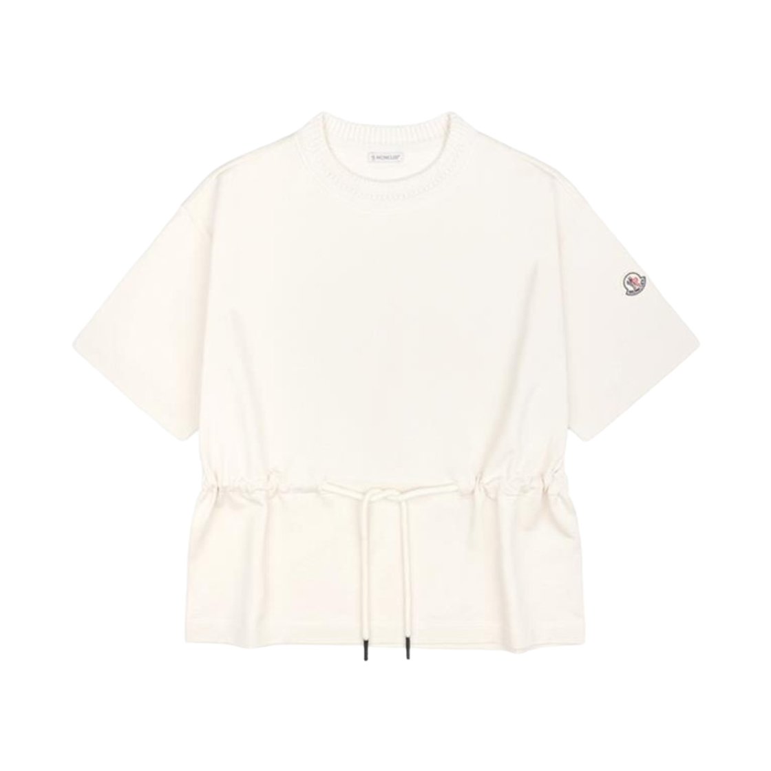 K2-093-8C00002-89A1K-034 (W) Moncler Adjustable Cotton T-Shirt White - 25FW