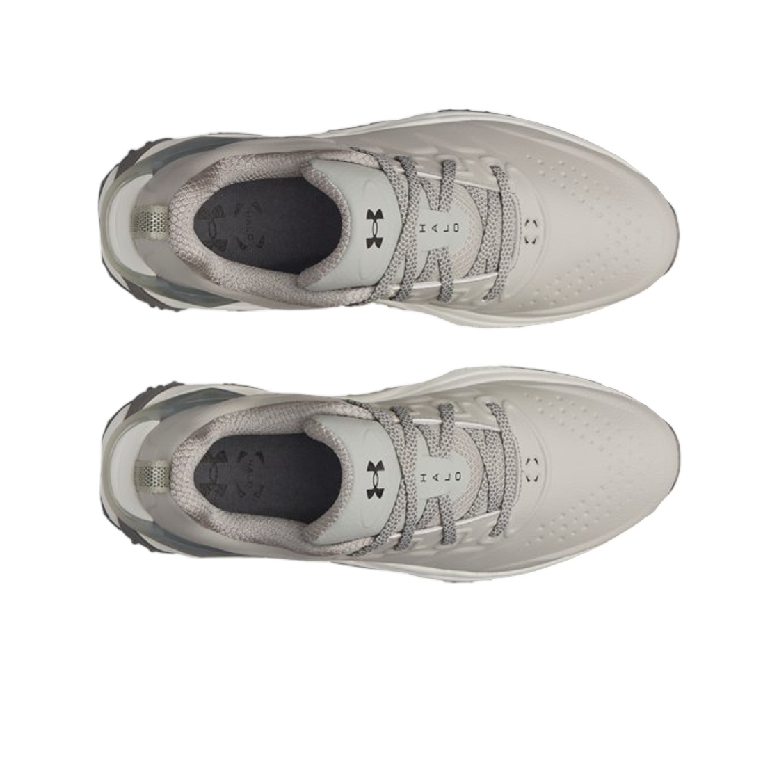 언더아머 UA 헤일로 투어 스파이크리스 골프 슈즈 티타늄 서밋 화이트 클레이 그린(Under Armour UA Halo Tour Spikeless Golf Shoes Titanium Summit White Clay Green) - 2