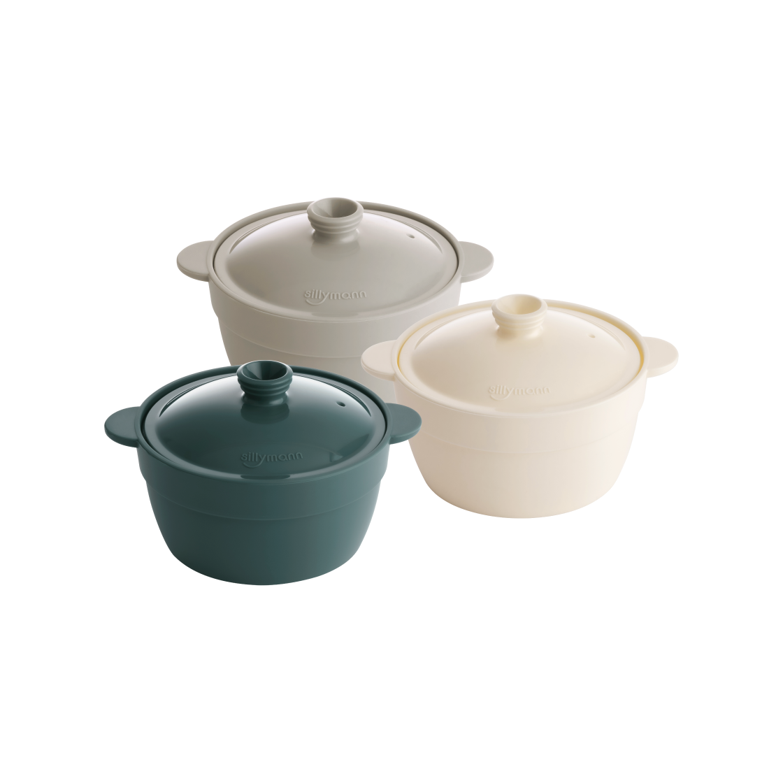 WSK7532 SILLYMANN Harmony Circle Lid Steamer (S) 518ml