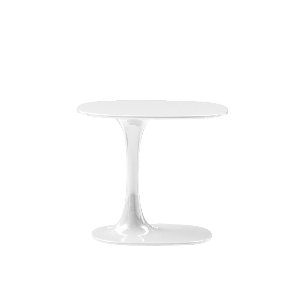 비엔비 이탈리아 아와 사이드 테이블 글로시 펄 화이트(B&B ITALIA Awa Side Table Glossy pearl white)