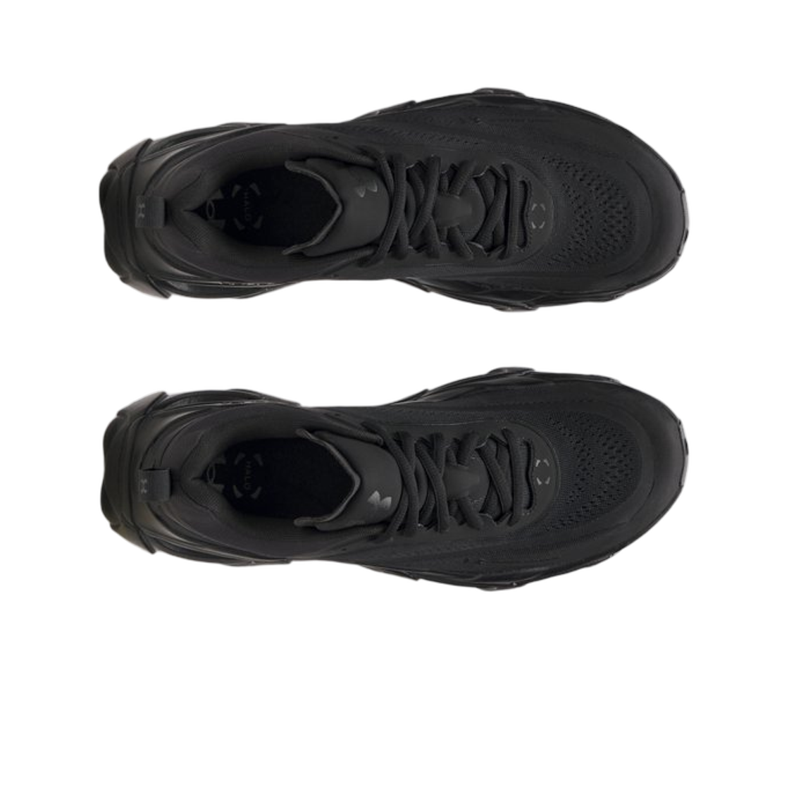 언더아머 UA 헤일로 레이서 러닝 슈즈 블랙 캐슬락(Under Armour UA Halo Racer Running Shoes Black Castlerock) - 2