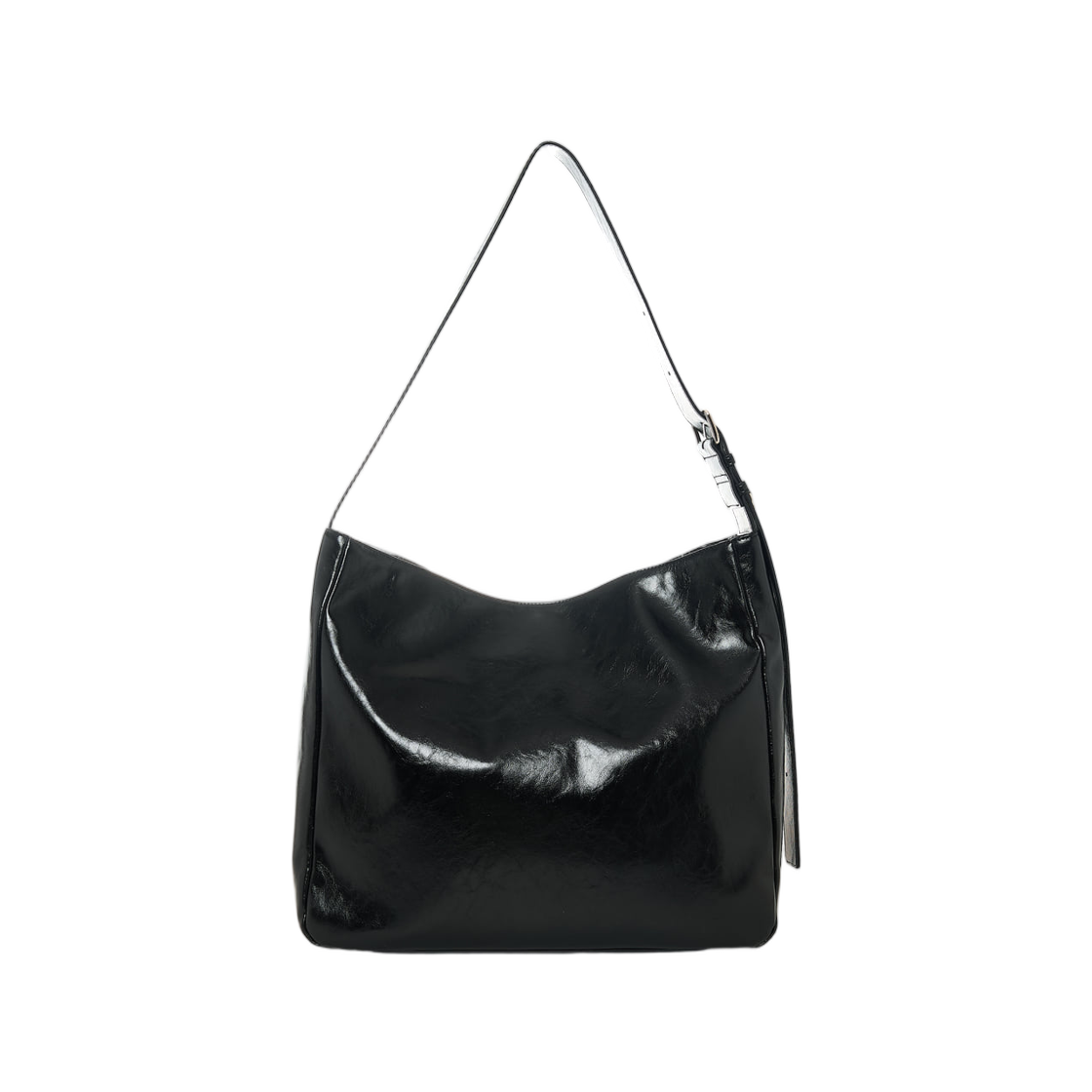 마뗑킴 아일렛 포인트 레이어드 빅 숄더백 블랙(Matin Kim Eyelet Point Layered Big Shoulder Bag In Black) - 2