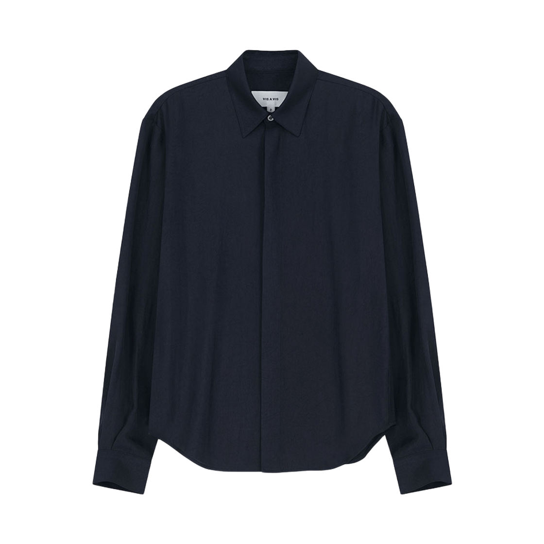 비자비 트윌 버튼 다운 드레시 이지 셔츠 네이비(VIS A VIS Twill Button Down Dressy Easy Shirt Navy)