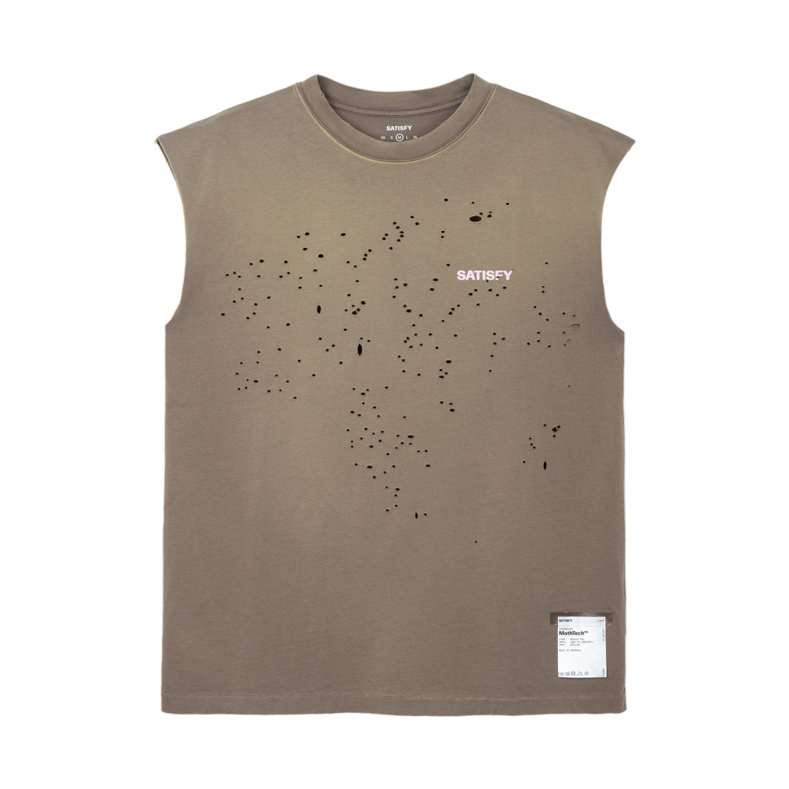 새티스파이 모스테크 머슬 티셔츠 썬 블리치드 팔콘(Satisfy Mothtech Muscle T-Shirt Sun Bleached Falcon) - 1
