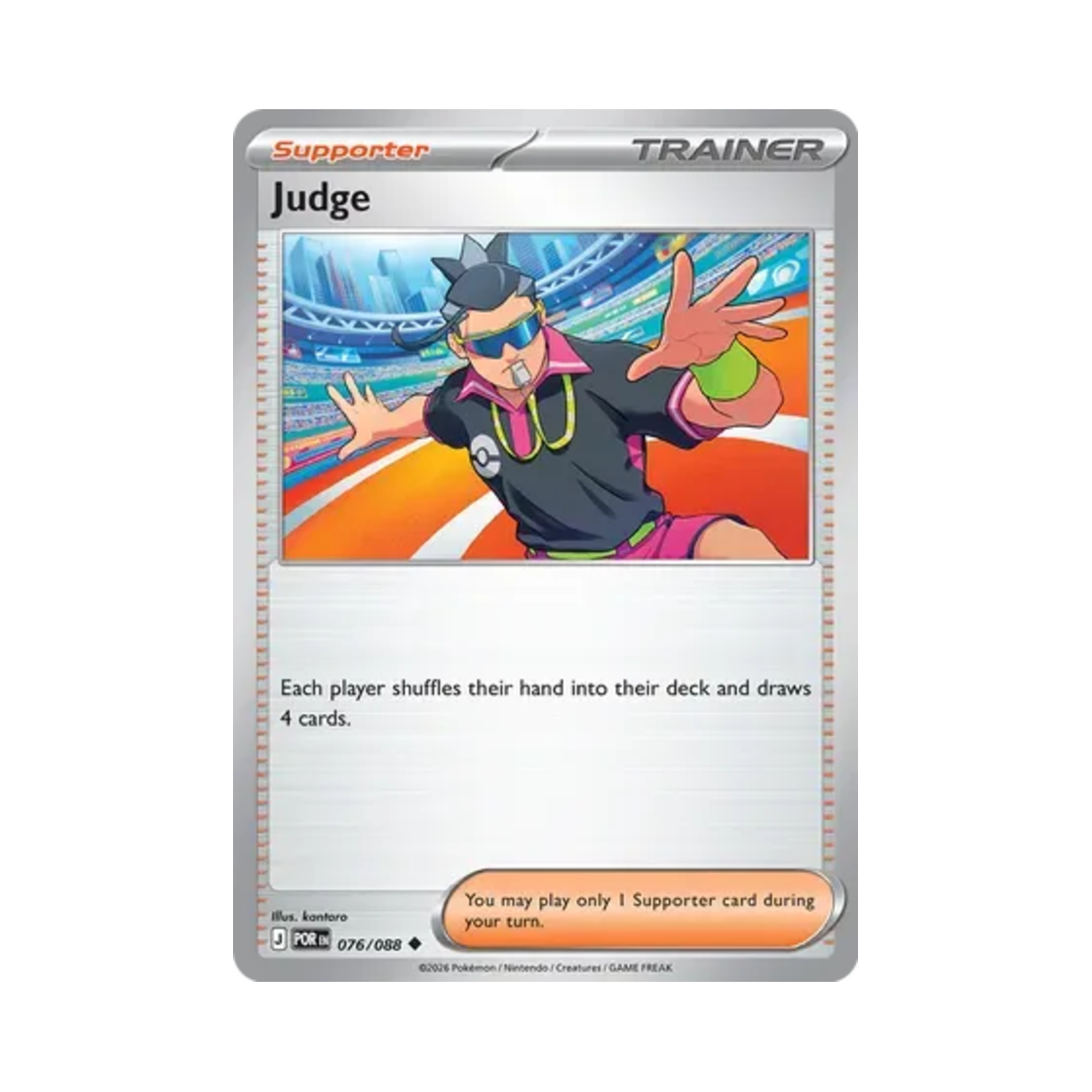 포켓몬 TCG 저지맨 U 퍼펙트 오더 (영문판)(Pokemon TCG Judge J Perfect Order (English Ver.)) - 1