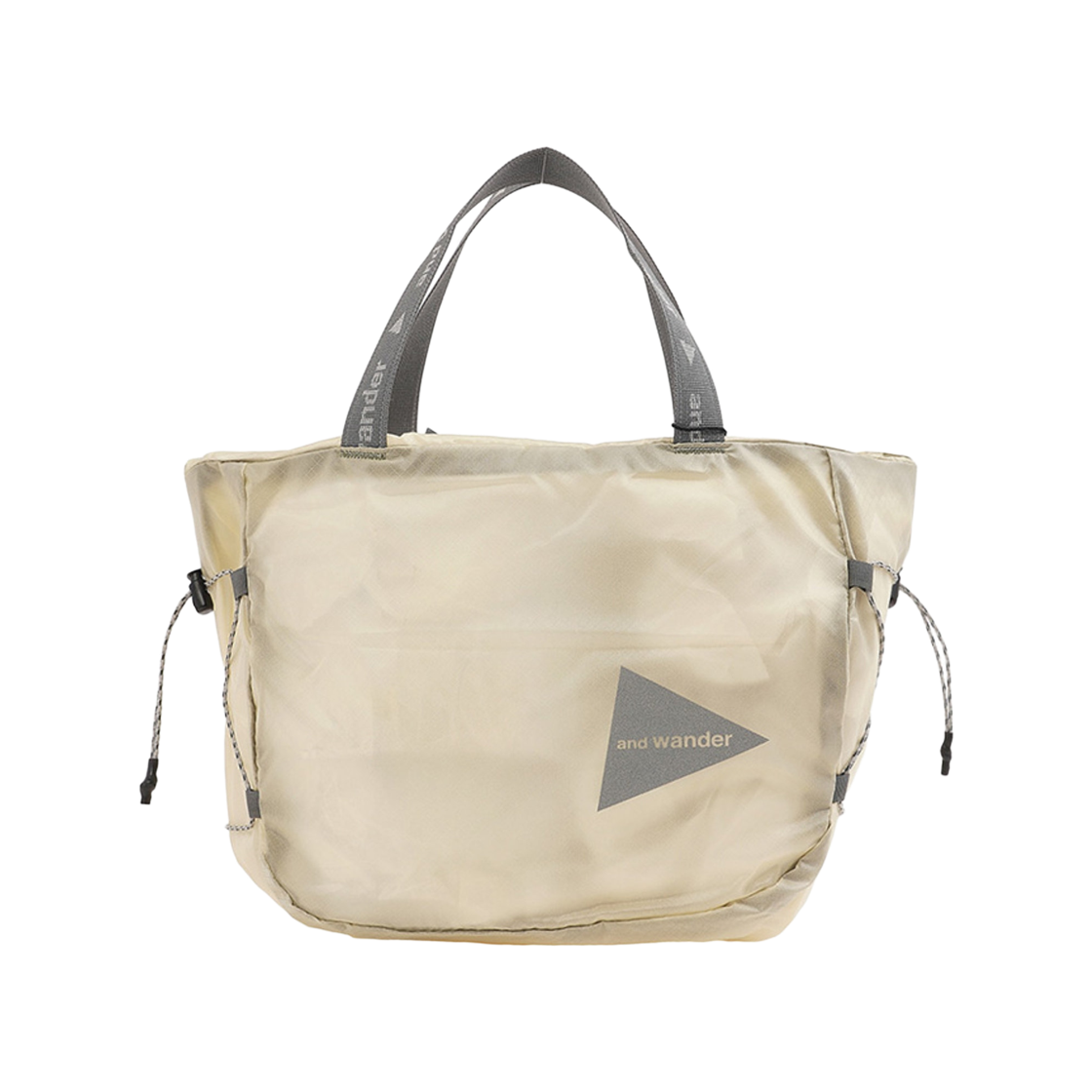 앤드 원더 실 토트백 오프 화이트(And Wander Sil Tote Bag Off White)