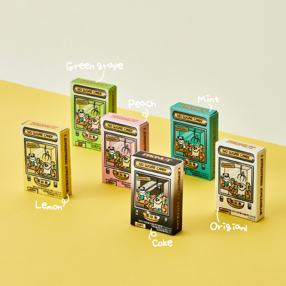 프로넛 무설탕 자일리톨 캔디 6개입 세트(PRONUT Sugar-Free Xylitol Candy 6pack) - 3