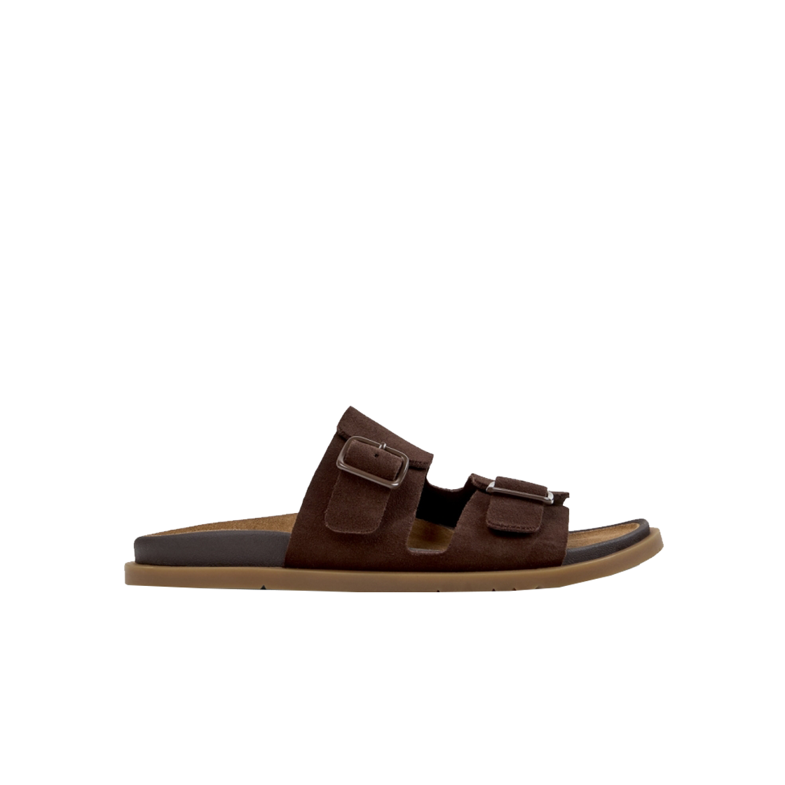 캠퍼 여성 유크 샌들 슬리퍼 브라운(Camper Women Lluc Sandal Slippers Brown) - 1