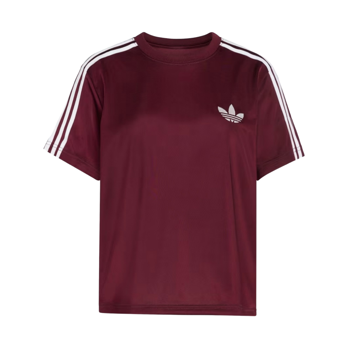 KD1349 (W) Adidas Firebird T-Shirt Maroon Off White - KR Sizing