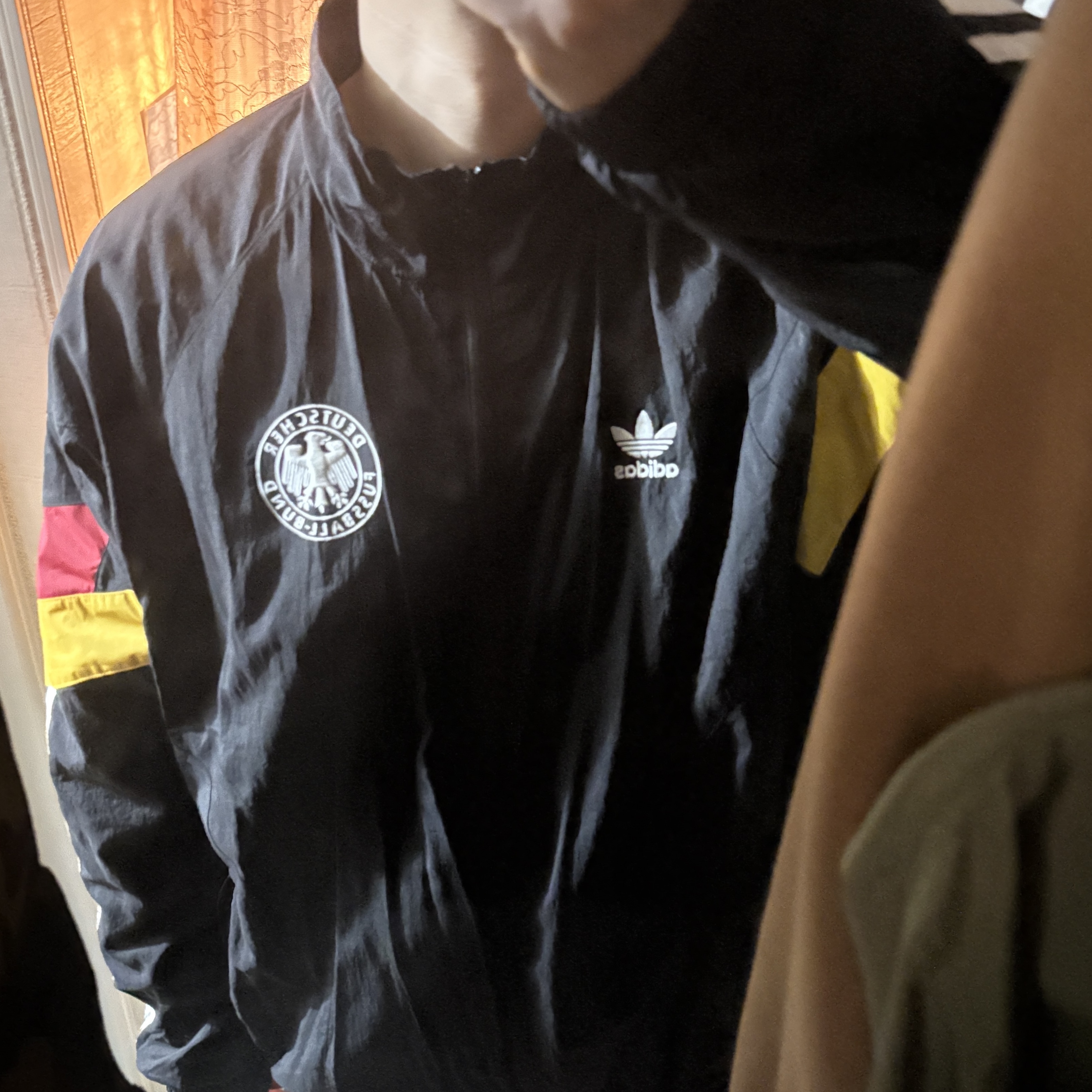 Adidas Originals Germany Track Top Black - KR Sizing 착용 스타일