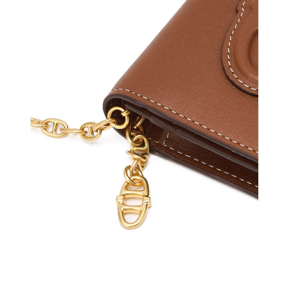 아떼 바네사브루노 액세사리 스탬프 브라운 더블에이 심볼 체인 반지갑 브라운(Athe Vanessabruno Acc Stamp Brown Double A Symbol Chain Half Wallet Normal Brown) - 5