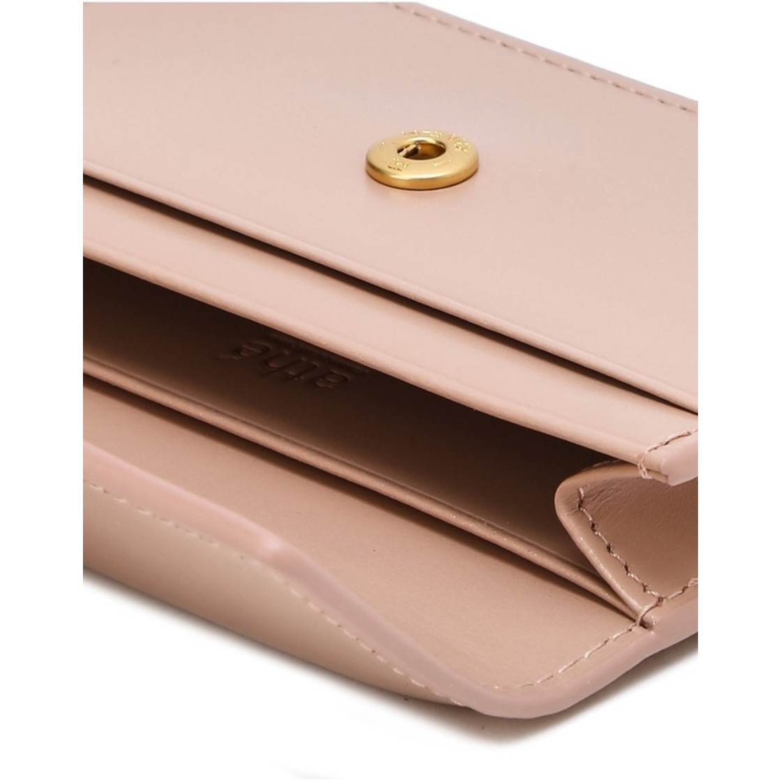 아떼 바네사브루노 액세사리 보딸라또 레더 명함 카드지갑 페일 핑크(Athe Vanessabruno Acc Bottalato Leather Card Holder Pale Pink) - 3