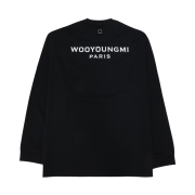 Wooyoungmi Long Sleeve T-Shirt with Logo Black - 26SS