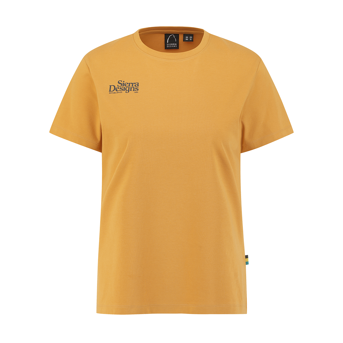 시에라디자인 우먼 리치몬드 로고 칠라이트 숏슬리브 오렌지
