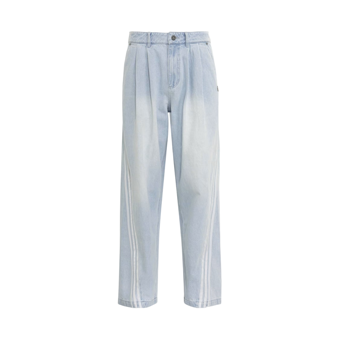 아디다스 오리지널스 아딜레늄 시즌 5 데님 진 라이트 블루 - US 사이즈(Adidas Originals Adilenium Season 5 Denim Jeans Light Blue - US Sizing) - 1