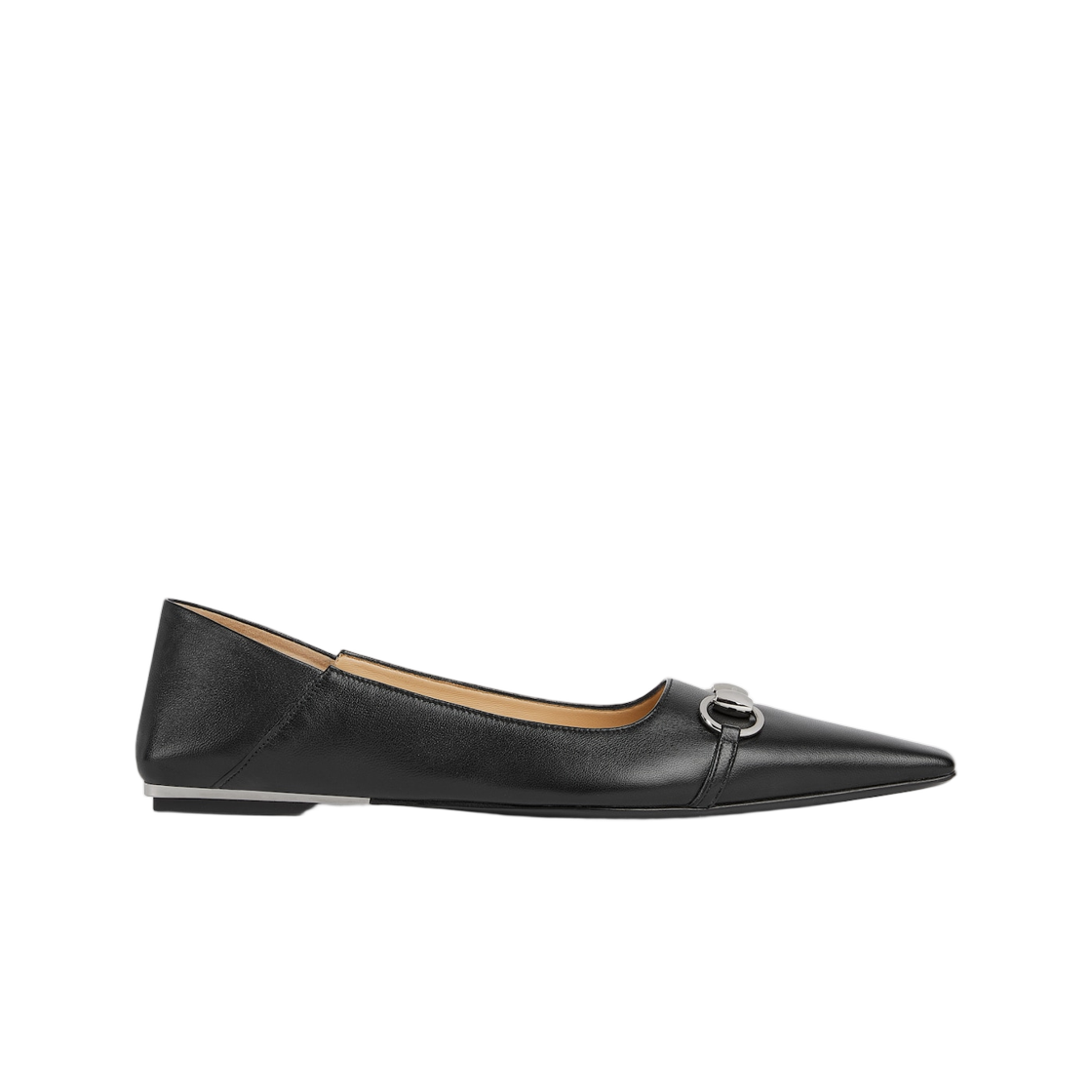 862777-BKO00-1000 (W) Gucci Vittoria Ballet Flats Black