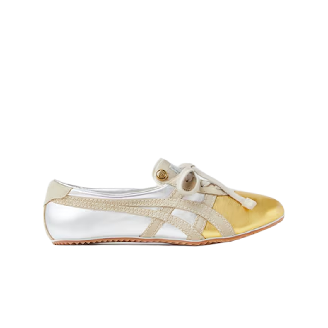 오니츠카 타이거 x 베르사체 타이치 사쿠라 메탈릭 트레이너 실버 골드(Onitsuka Tiger x Versace Tai-Chi Sakura Metallic Trainer Silver Gold) - 1