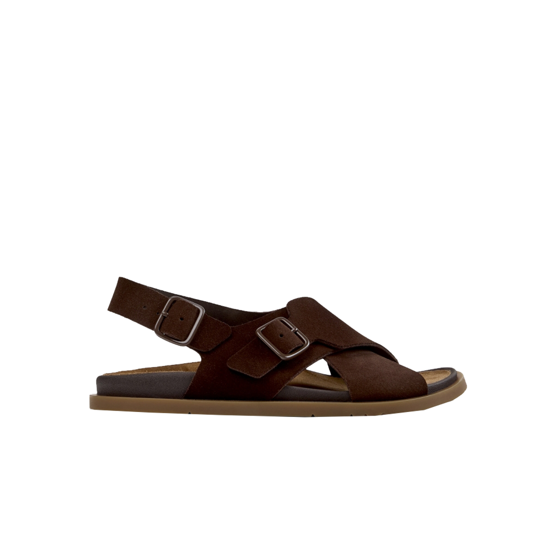 캠퍼 여성 유크 샌들 샌들 브라운(Camper Women Lluc Sandal Sandal Brown)