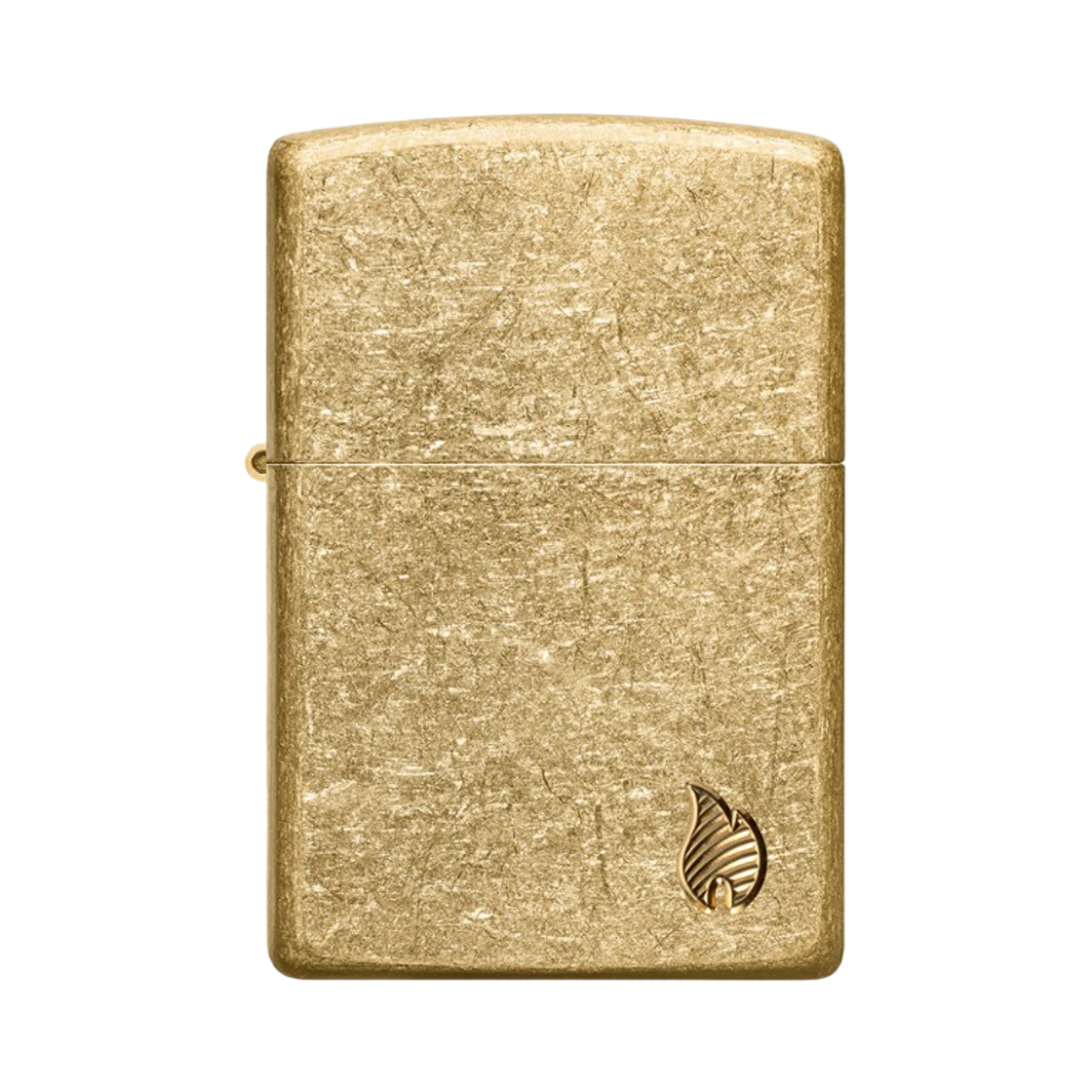 지포 아머 텀블드 브라스 플레임 라이터 골드(Zippo Armor Tumbled Brass Flame Lighter Gold)