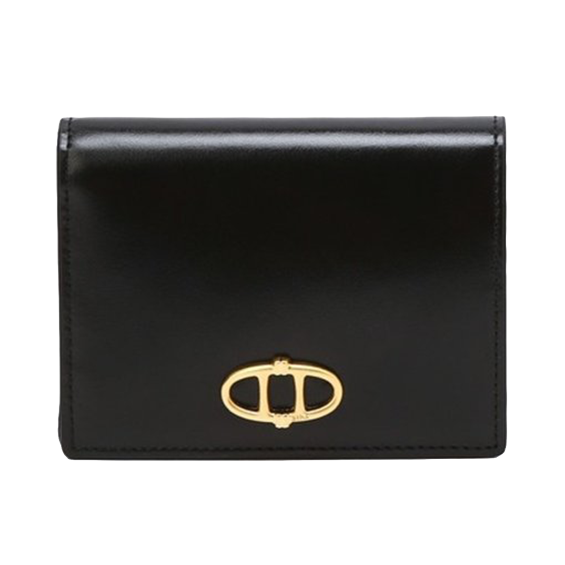 AAHO6F329BK Athe Vanessabruno Acc Bottalato Mirror Billfold Wallet Black