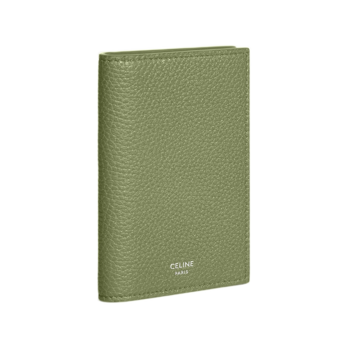셀린느 버티컬 카드 홀더 그레인드 카프스킨 라이트 카키(Celine Vertical Card Holder in Grained Calfskin Light Khaki) - 2