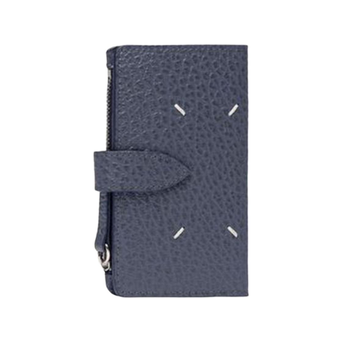 SA1VX0019P4455T6313 Maison Margiela Four Stitches Zip Wallet Pewter