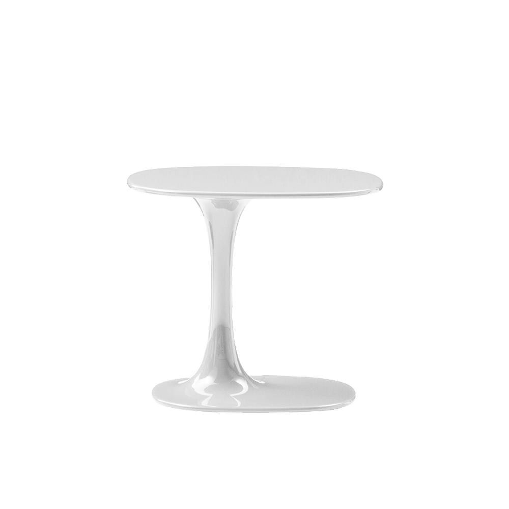 비엔비 이탈리아 아와 사이드 테이블 글로시 척 화이트(B&B ITALIA Awa Side Table Glossy chalk white)