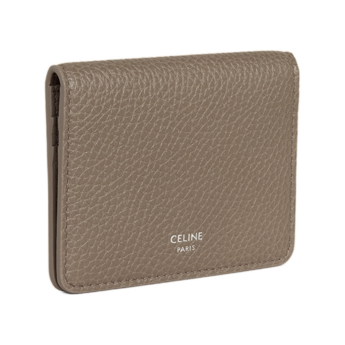셀린느 바이폴드 카드 홀더 그레인드 카프스킨 수리(Celine Bi-Fold Card Holder in Grained Calfskin Souris) - 2