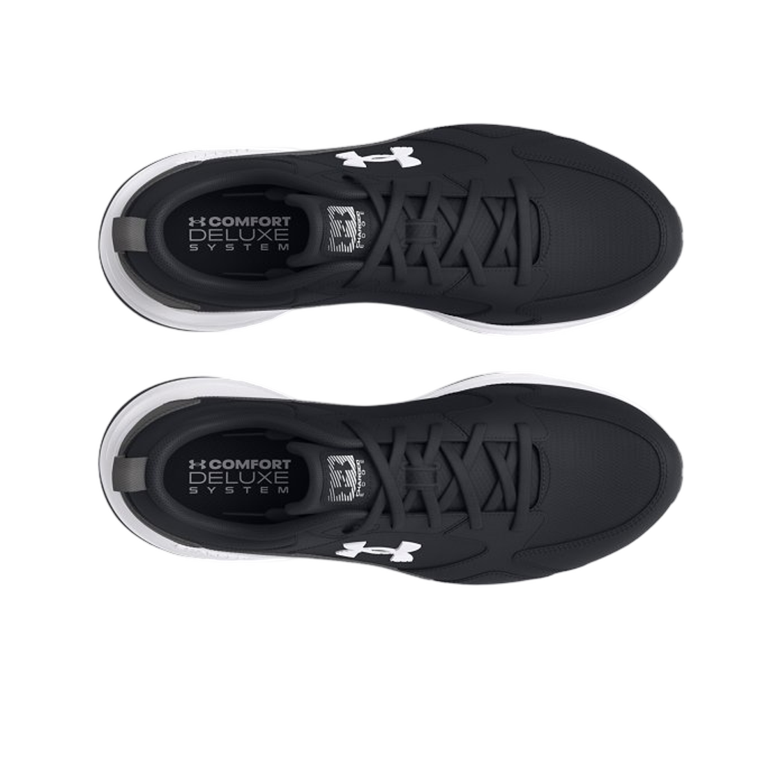 언더아머 UA 차지드 엣지 트레이닝 슈즈 블랙 캐슬락 화이트(Under Armour UA Charged Edge Training Shoes Black Castlerock White) - 2