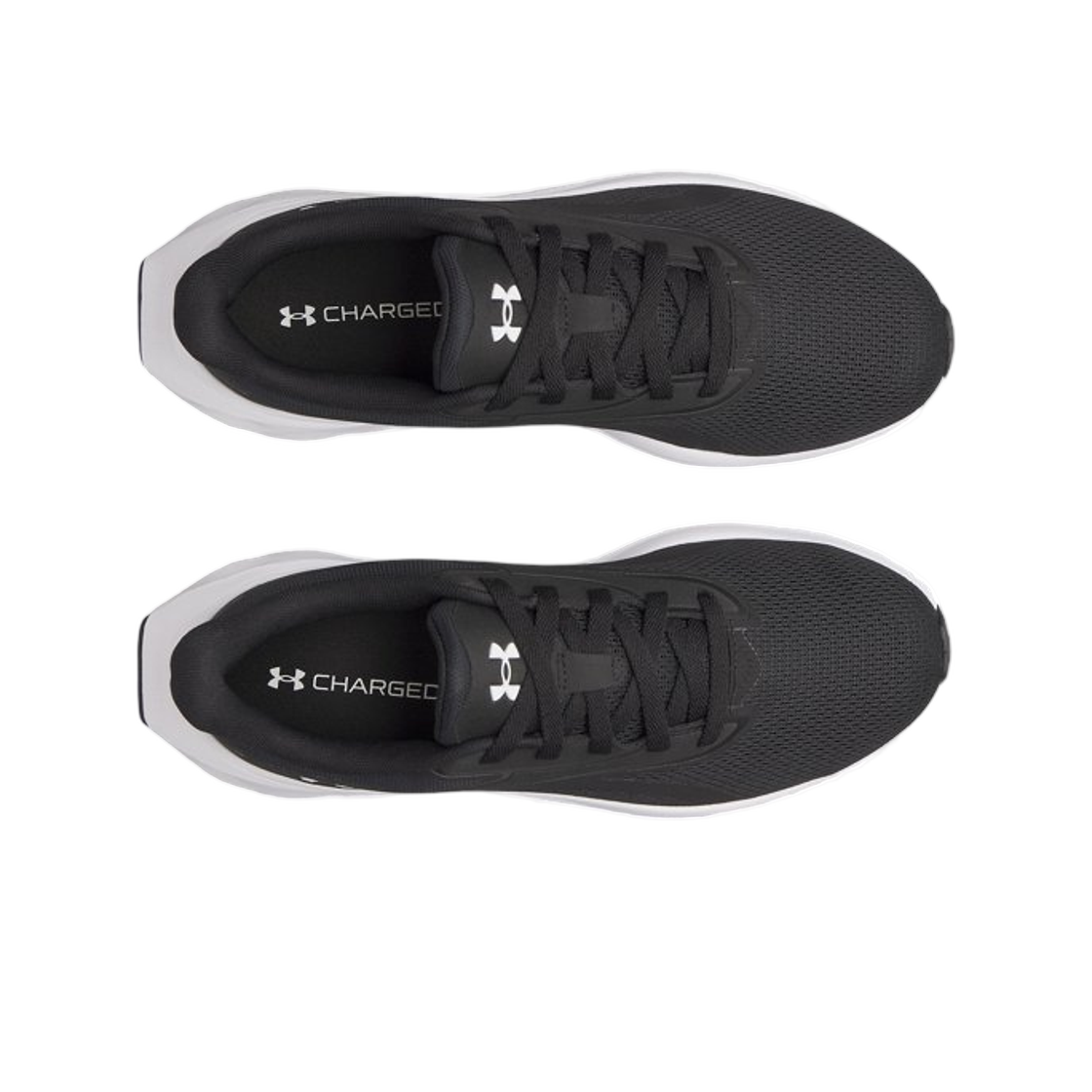 언더아머 UA 차지드 어센드 러닝 슈즈 블랙 화이트(Under Armour UA Charged Ascend Running Shoes Black White) - 2
