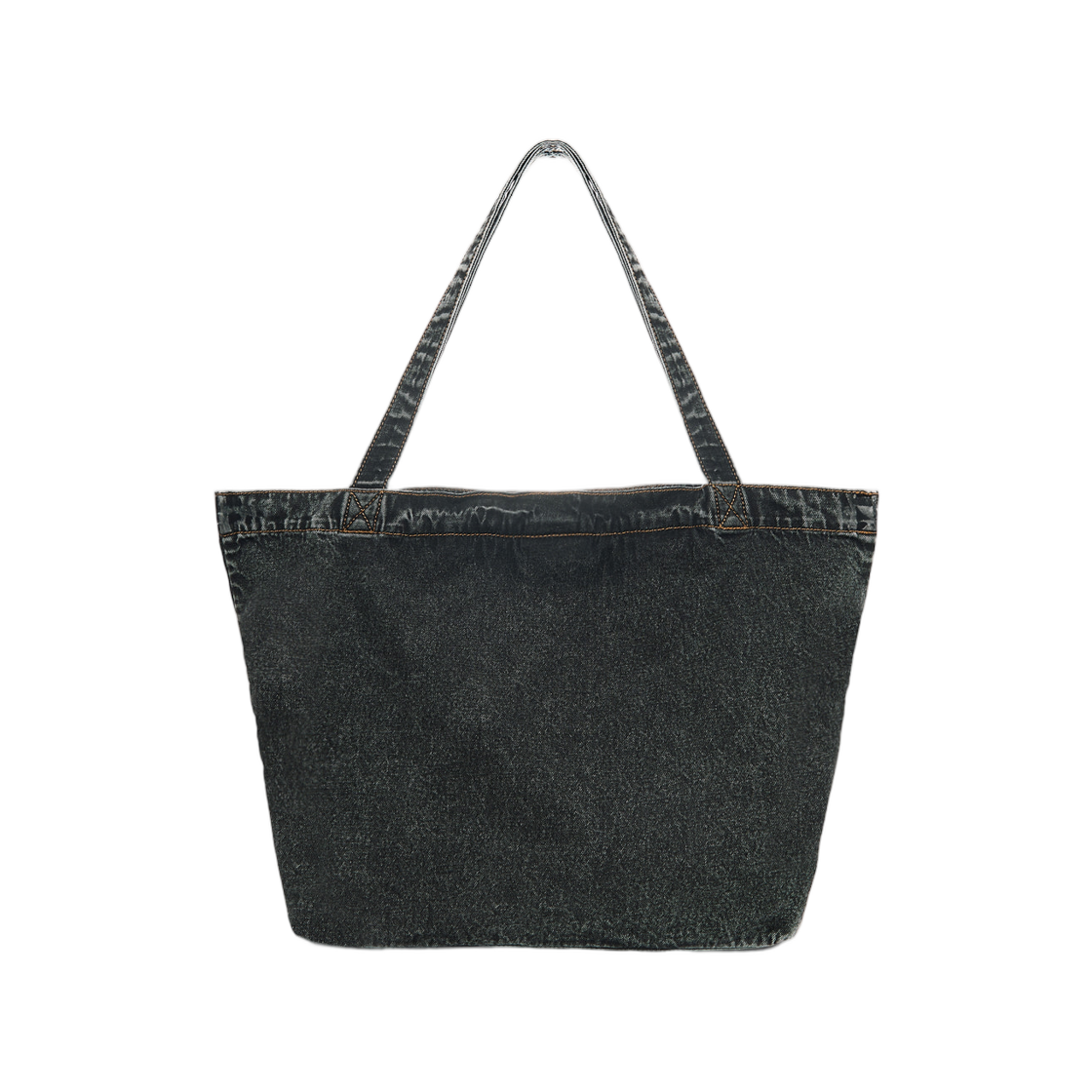 마뗑킴 스티치 데님 숄더백 블랙(Matin Kim Stitch Denim Shoulder Bag In Black) - 2