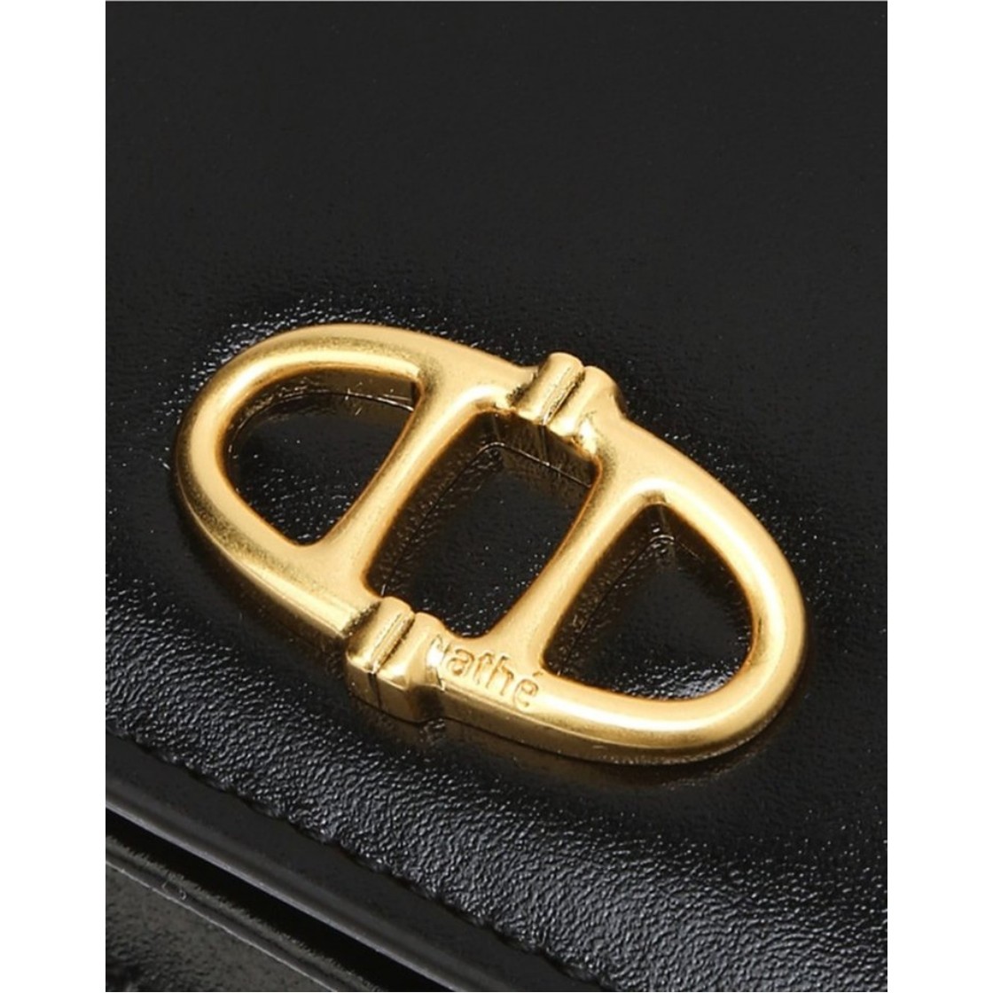 아떼 바네사브루노 액세사리 보딸라또 거울 지폐 반지갑 블랙(Athe Vanessabruno Acc Bottalato Mirror Billfold Wallet Black) - 4