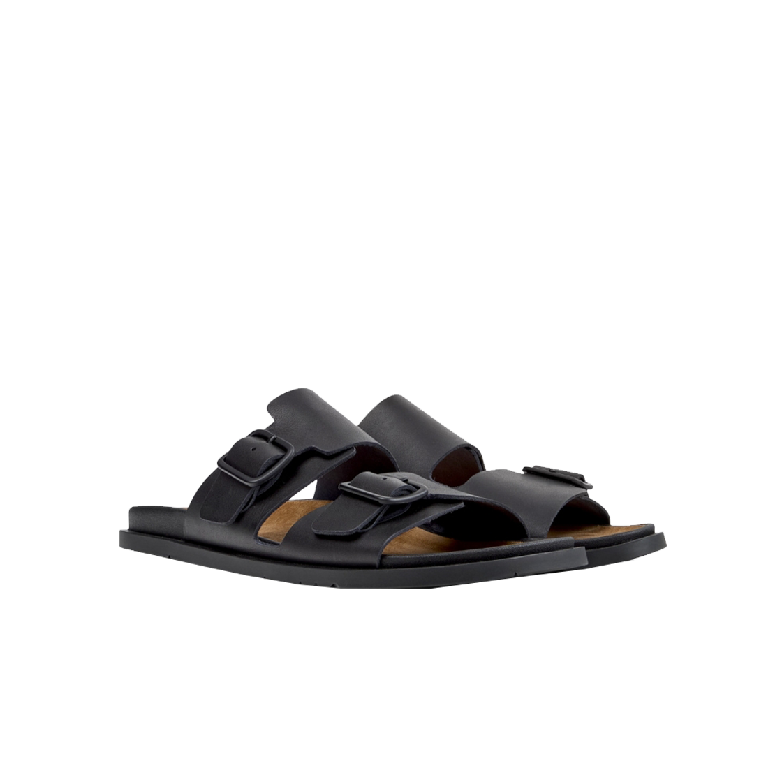 캠퍼 남성 유크 샌들 슬리퍼 블랙(Camper Men Lluc Sandal Slippers Black) - 2